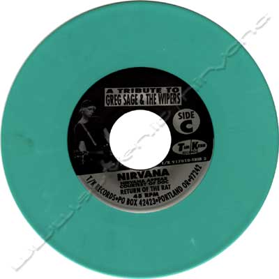 WIPERS tribute 7”BOX カラーvinyl nirvana EIGHT SONGS FOR GREG SAGE AND THE WIPERS