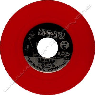 WIPERS tribute 7”BOX カラーvinyl nirvana Nirvana - A Tribute To The Vaselines - 7
