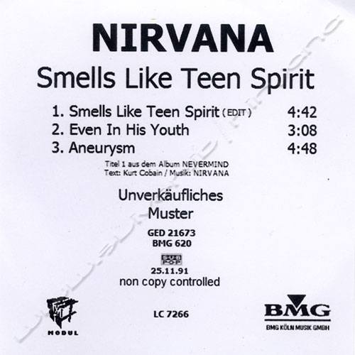 SMELLS LIKE TEEN SPIRIT